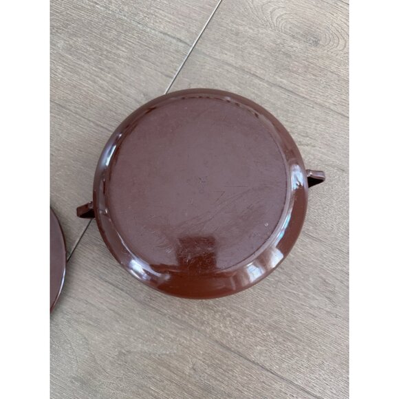 Vintage Dansk Kobenstyle 1970's 2QT Casserole Dish Lid Brown Model#712 CLEAN - Picture 8 of 13